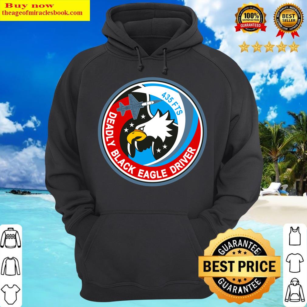deadly black eagle driver hoodie