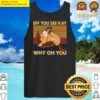 eff you see kay why oh you horse yoga vintage tank top