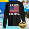 fishing grandpa american flag july 4th sweater