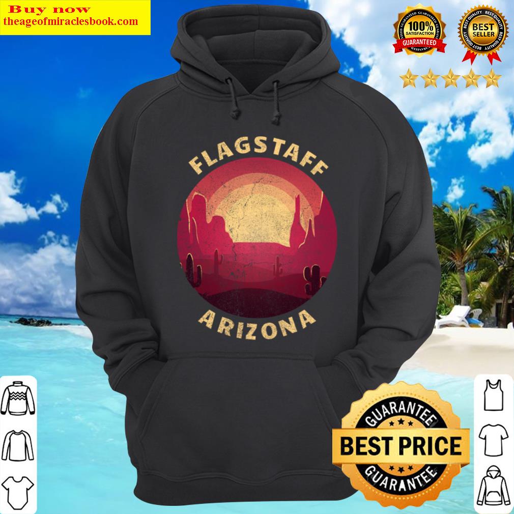 flagstaff arizona desert illustration vintage souvenir t shirt hoodie