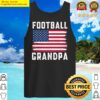 football grandpa american flag july 4th tank top