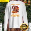 forget candy just give me coffee pumpkin halloween sweater
