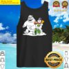 frosty bumble and sam the snowmen tank top