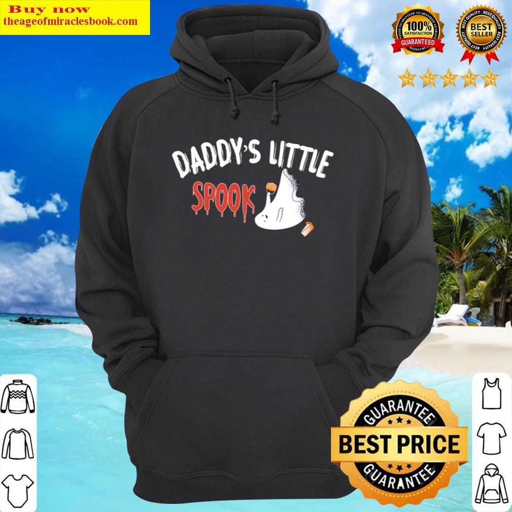 funny gift for daddy39s halloween daddy39s little spook t shirt hoodie