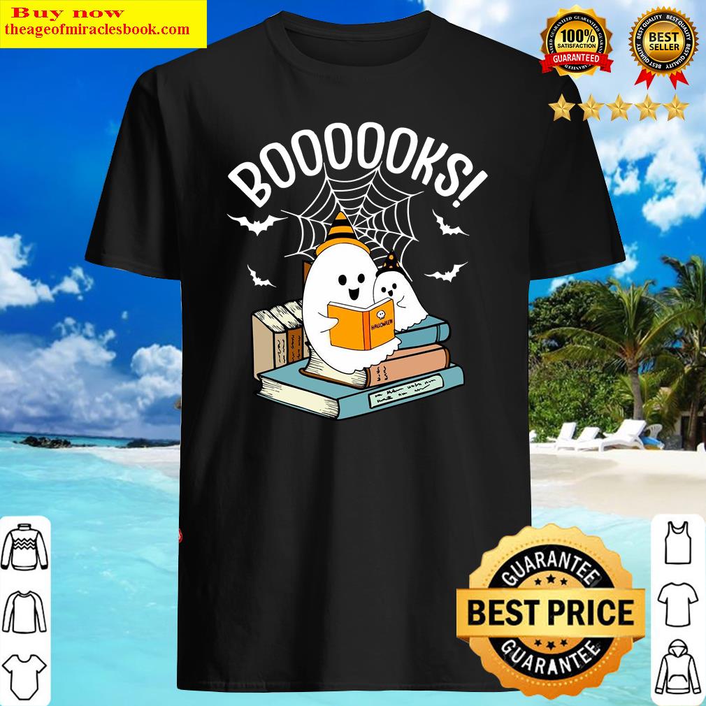 Ghost Books, Booooks, Halloween Reading, Librarian Shirt