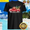 goldendoodle christmas truck pick up tree funny dog lover shirt