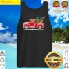 goldendoodle christmas truck pick up tree funny dog lover tank top