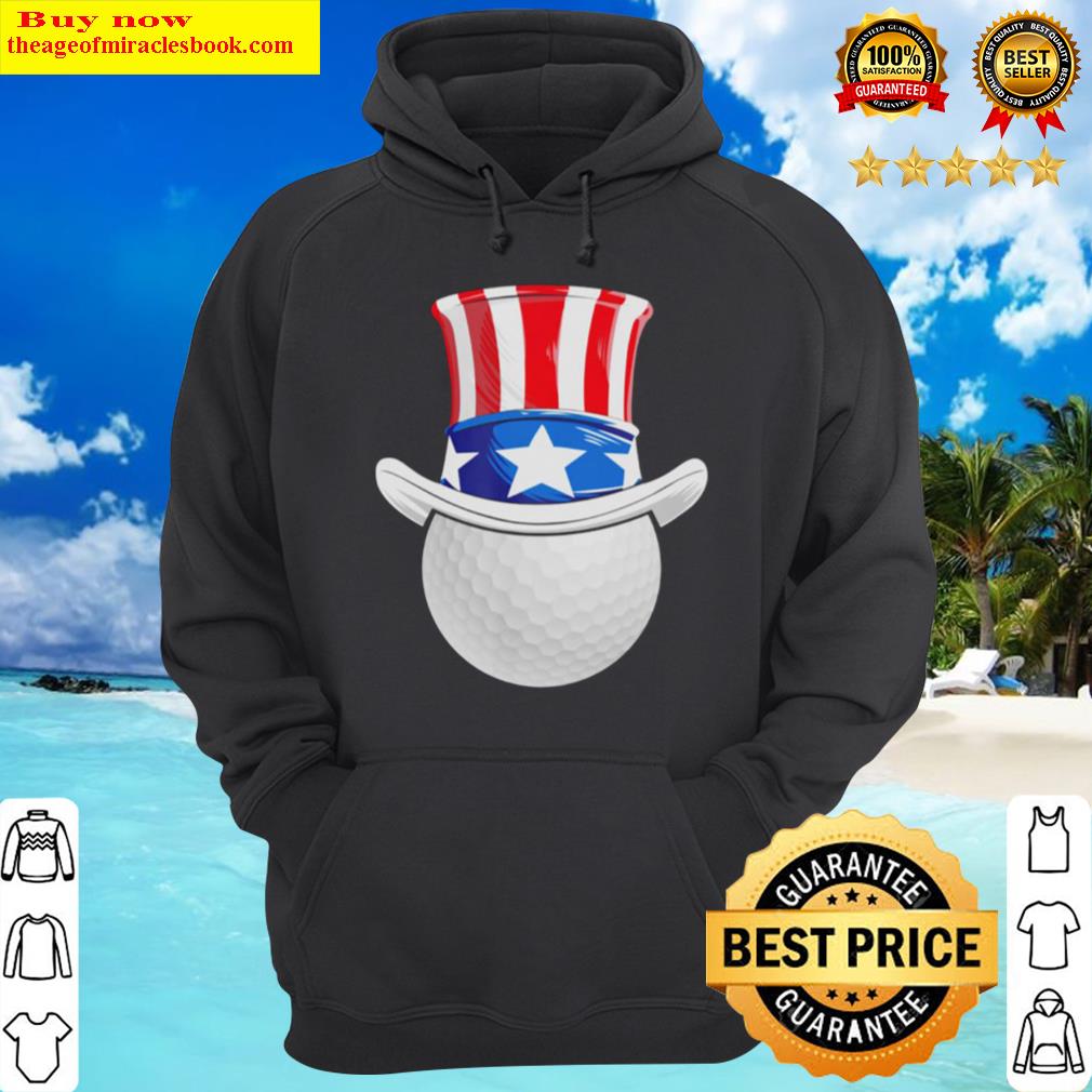 golf hat happy independence day american flag hoodie