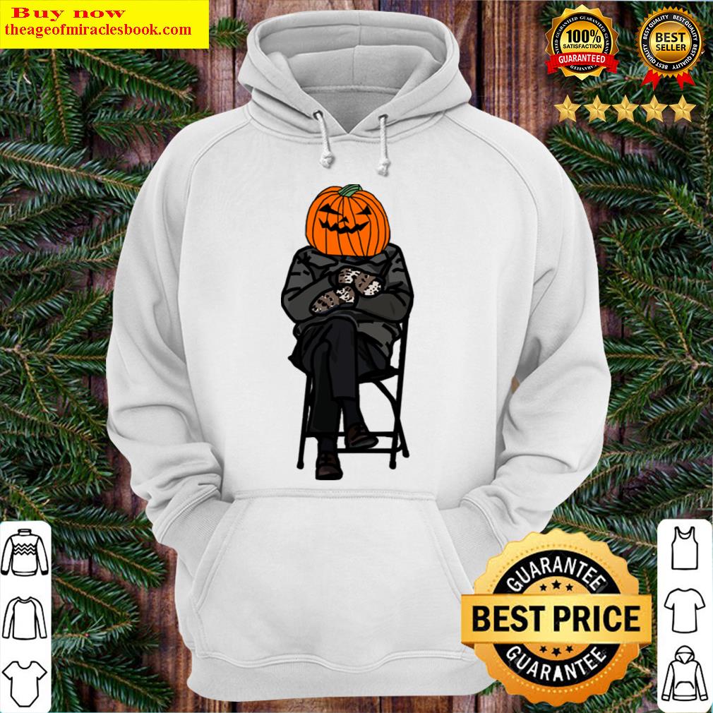 halloween horror pumpkin head wears bernie sanders mittens memes t shirt hoodie