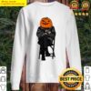 halloween horror pumpkin head wears bernie sanders mittens memes t shirt sweater