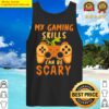 halloween my gaming skills can be scary tank top