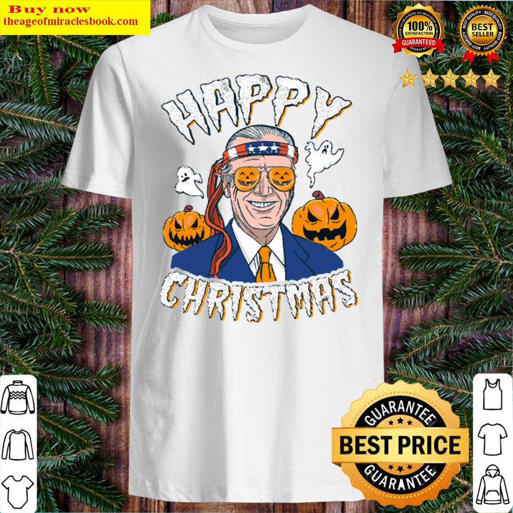 Happy Christmas Halloween Jokes Pumpkin Boo Shirt