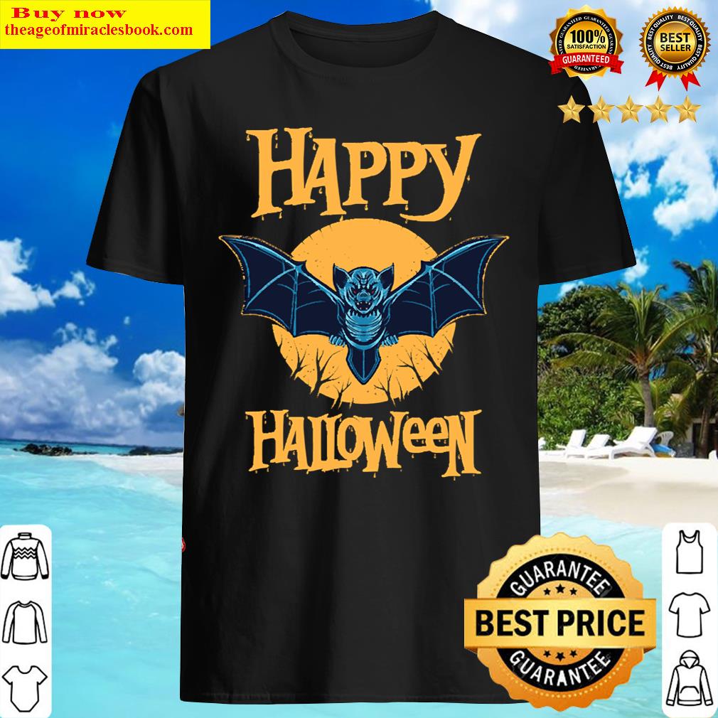 Happy Halloween Bat T-shirt