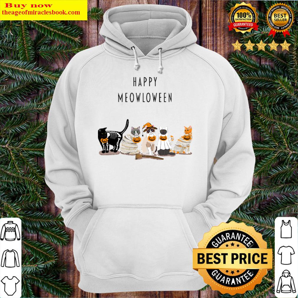 happy meowloween cats t shirt hoodie
