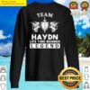 haydn name t haydn life time member legend gift item tee sweater