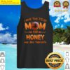 i have two titles mom and honey happy halloween 2021 t tank top
