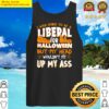 i was going to be a liberal for halloween tank top