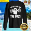 im just here for the boos funny halloween ghost cute beer sweater