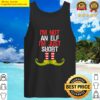 im not an elf im just short funny christmas gift tank top