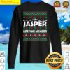 jasper lifetime member ugly christmas first last name sweater