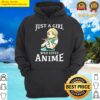 just a girl who loves anime vintage anime merch hoodie