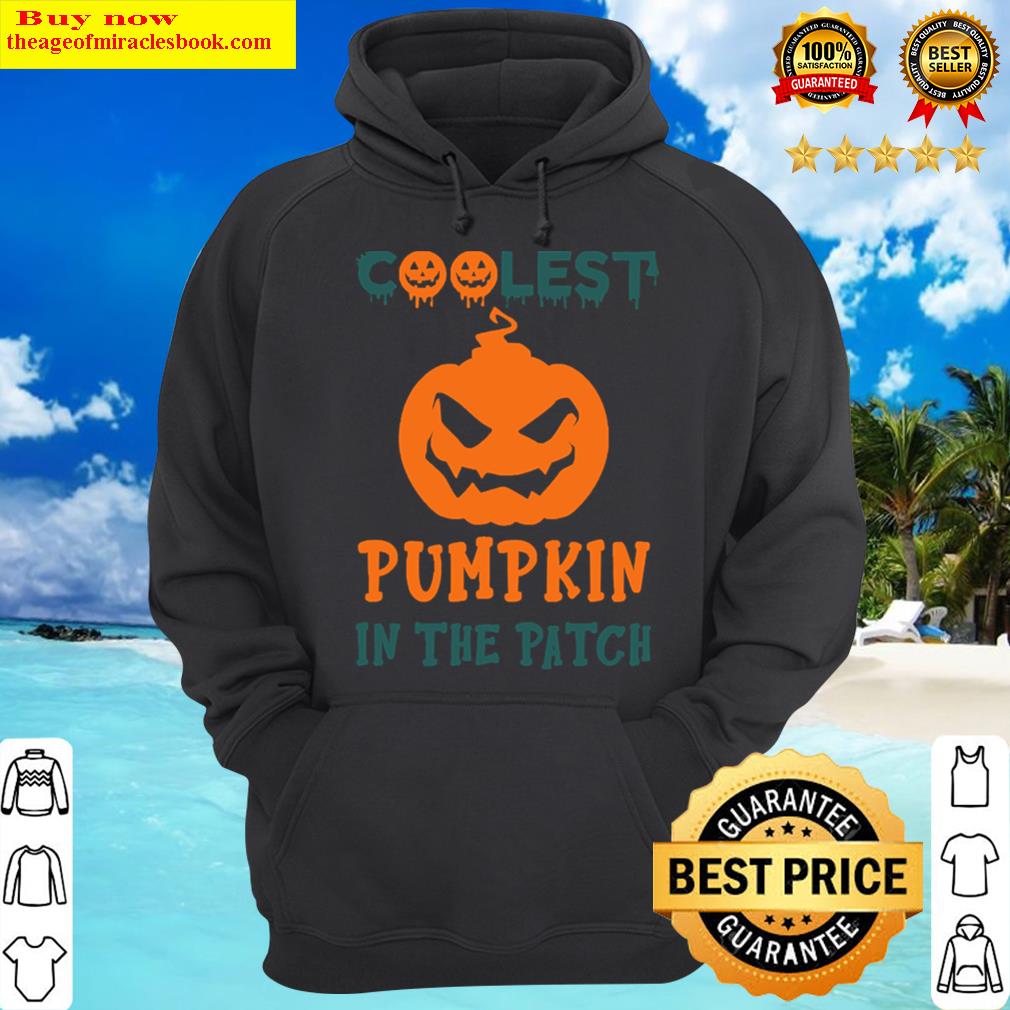 kids coolest pumpkin in the patch halloween boys girls t shirt hoodie