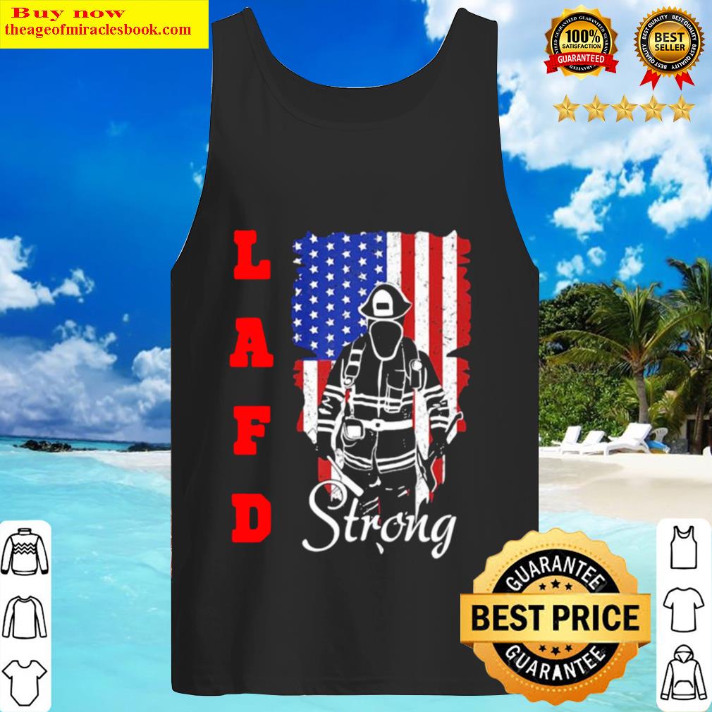 lafd strong los angeles fire department tank top