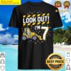 look out im 7 bulldozer construction 7th shirt