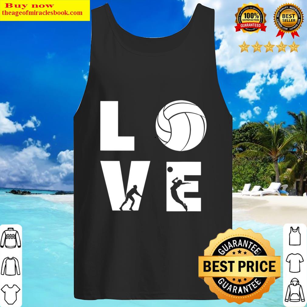 Love Volleyball Volleyball Gifts For Teen Girls Tank Top
