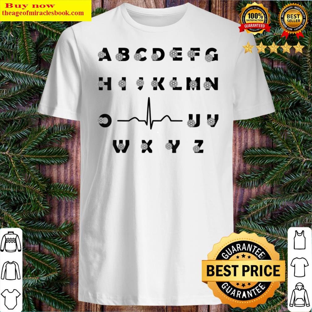 lustiges ekg ekg krankenschwester pqrst herzschlag alphabet stillgeschenk shirt