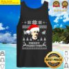 marcel proust christmas tank top