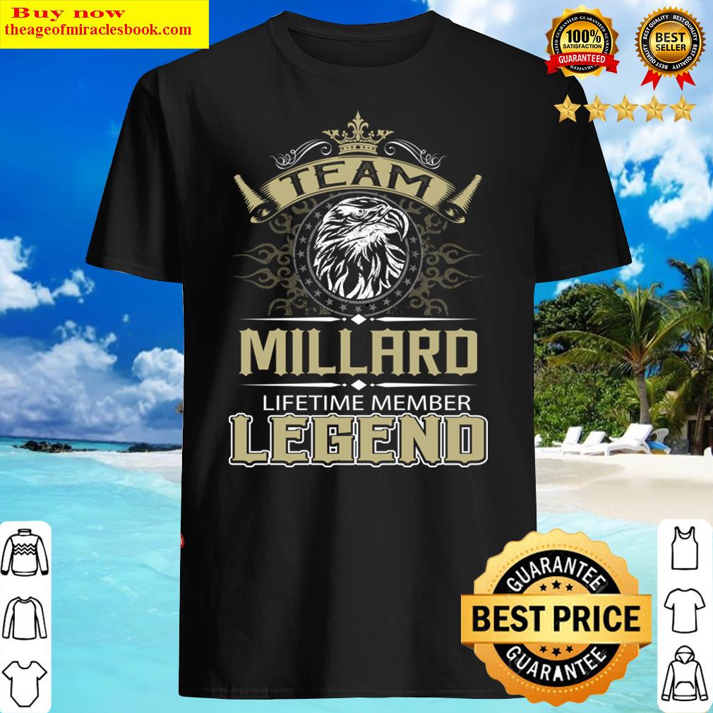 Millard Name T – Millard Eagle Lifetime Member Legend Name Gift Item Tee Shirt