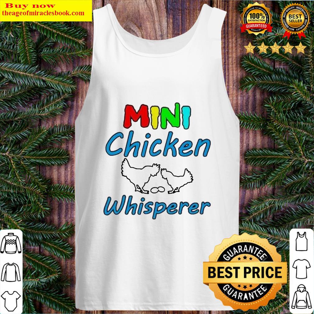 Mini Chicken Whisperer Boy Boys Chickens Tank Top