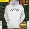 minimalist mountains hoodie