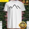 minimalist mountains shirt