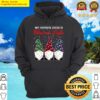 my favorite color is christmas lights three gnomes gift hoodie