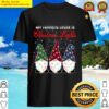 my favorite color is christmas lights three gnomes gift shirt