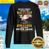 never forget the way the vietnam veteran was treated upon return never again sweater