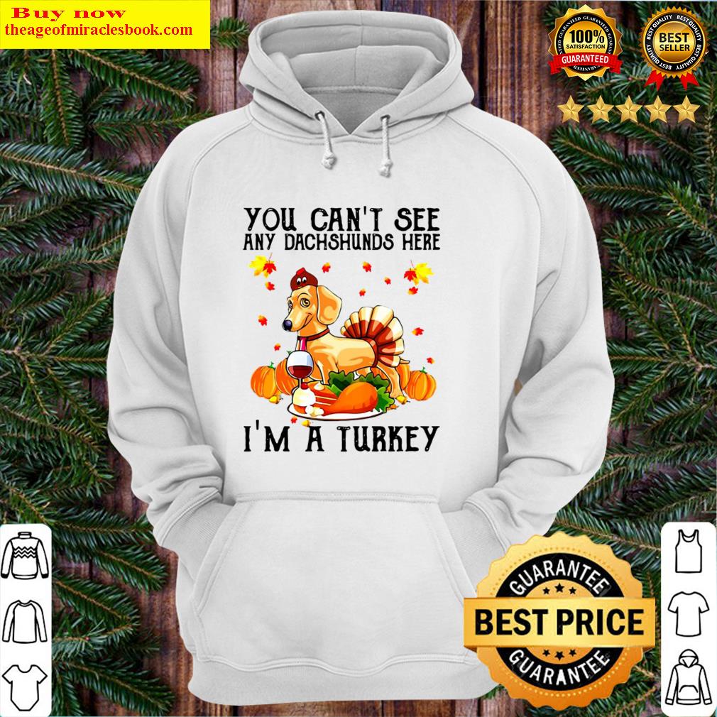 official you cant see any dachshunds here im a turkey thanksgiving 2021 hoodie