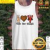 peace love crawfish leopard heart print shirt tank top