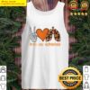peace love respiratory therapist halloween costume skeleton t shirt tank top