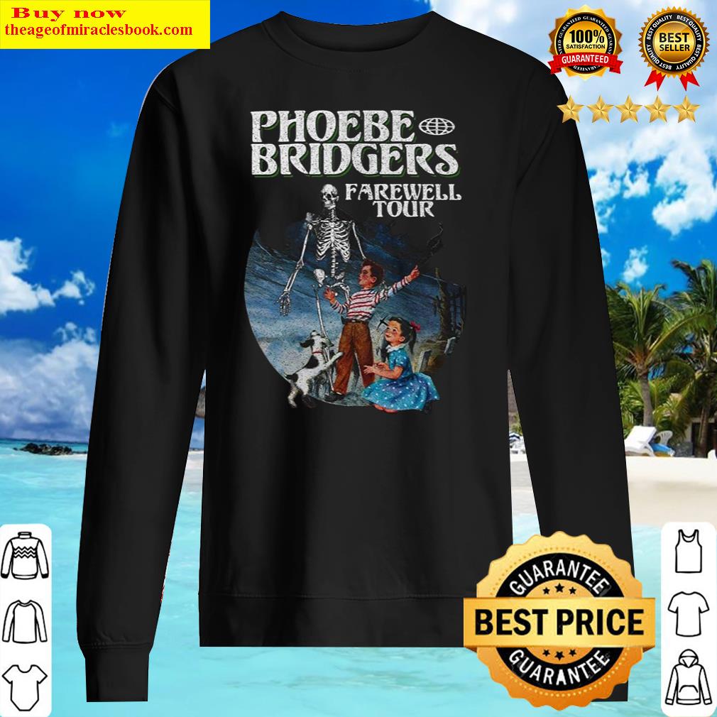 Phoebe Bridgers Farewell Tour Graveyard Kids, Dog Skeletonn Design T-shirt Shirt Sweater