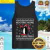 pingu nooting home for christmas tank top