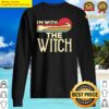 premium mens im with the witch vintage halloween couples costume sweater