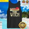 premium mens im with the witch vintage halloween couples costume tank top