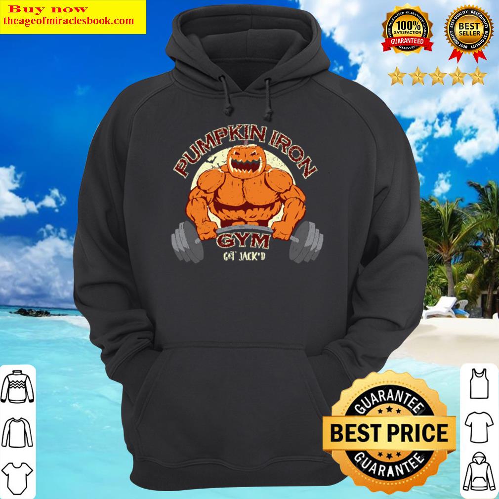 pumpkin iron gym t shirt hoodie