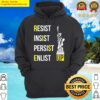 resist insist persist enlist rise up hoodie