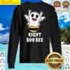 right boo bee funny boo bees couples halloween costume sweater