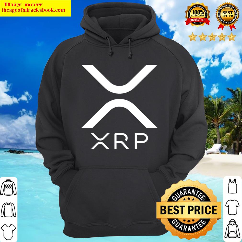 ripple xrp logo new ripple logo cryptocurrency hoodie