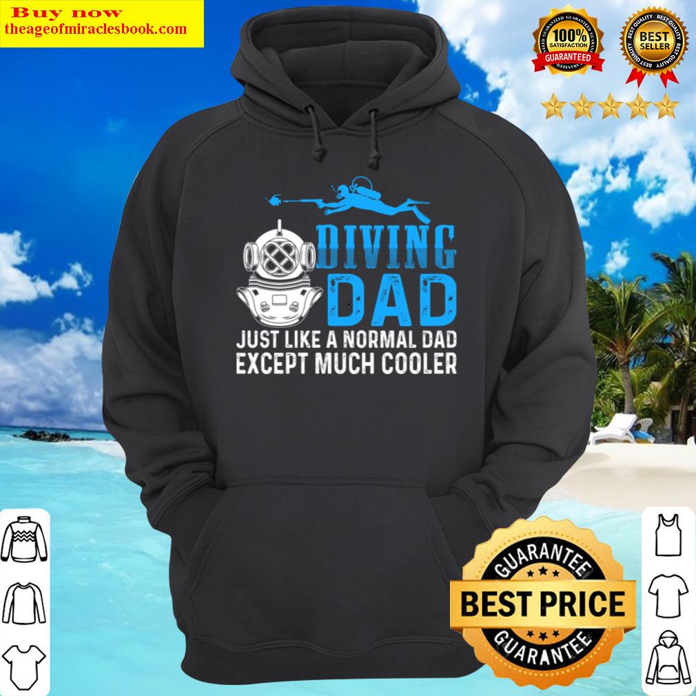 scuba diving dad classic hoodie